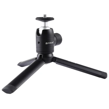 

PULUZ Mini Pocket Metal Desktop Tripod Mount and Mini Metal Ball Head with 1/4 inch Screw for DSLR & Digital Cameras