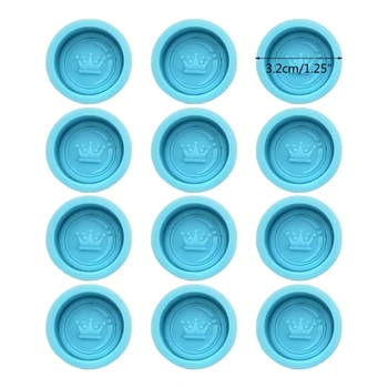 

12 Pcs DIY International Chess Shape Epoxy Resin Mold Checkers Silicone Mould R2LE