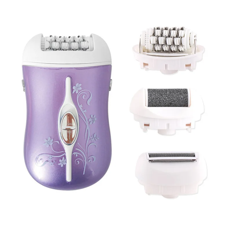 

Kemei KM-6031 Multi-functional Electric Epilator Lady Shaver Foot Grinder Three-in-One