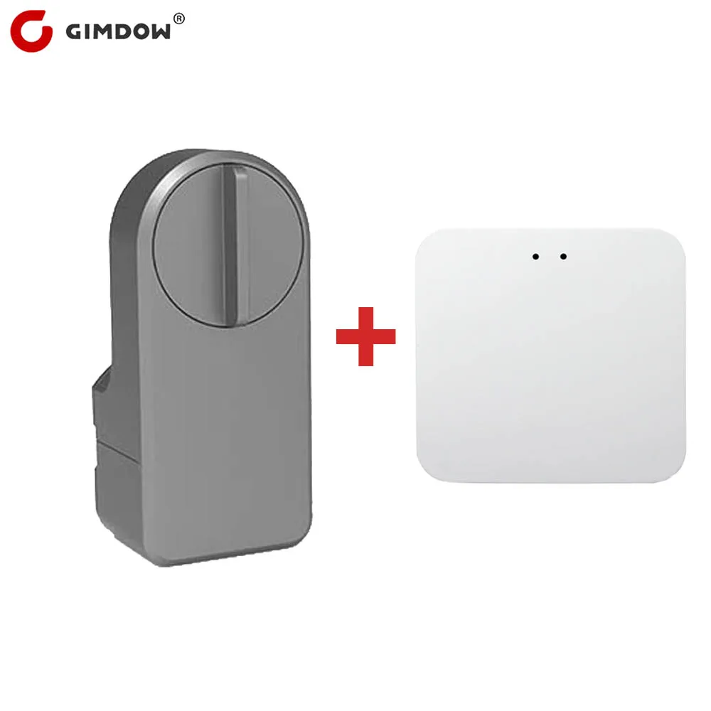 smart door knob GIMDOW smart door lock Digital Password Bluetooth-compatible Intelligent Sticker Installation Tuya smart APP Electronic  Lock proximity card reader with keypad Access Control Systems