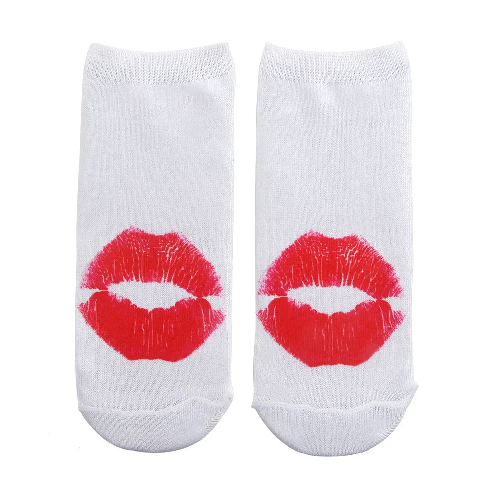 Hot sale Fashion Pop Unique New Painting Art Men 3D Women Sock Funny Novelty Pork Animal Vintage Retro Cotton Socks QS513 - Цвет: 6