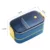 Stainless Steel Cute Lunch Box For Kids Food Container Storage Boxs Wheat Straw Material Leak-Proof Japanese Style Bento Box 15