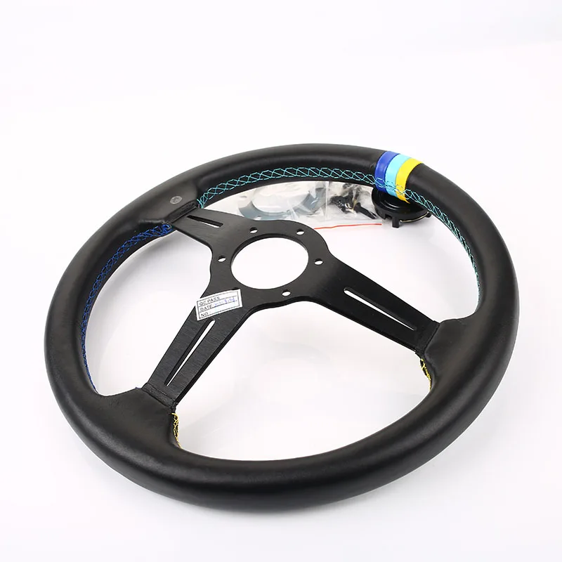 14inch Genuine Leather Steering Wheels car steering wheel Racing For Gred GPP