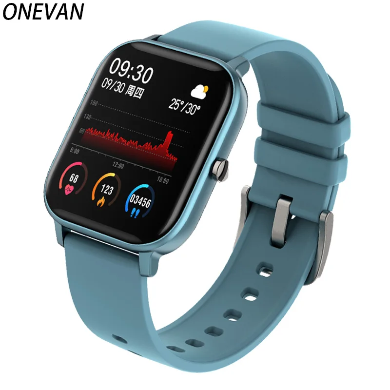 

P8 Smart Watch Men Women 1.4inch Full Touch Fitness Tracker Heart Rate Monitoring Sports Watches GTS for Xiaomi IPX7 Waterproof