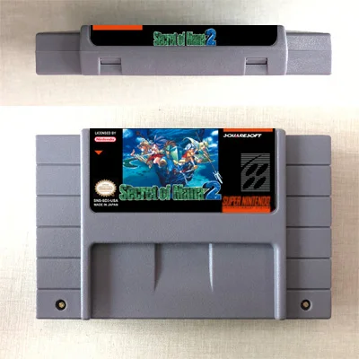 Secret of Mana 2 Secret of Mana или Secret of Mana 2-карта для игры RPG US версия Английский язык экономия батареи - Цвет: Secret of Mana 2