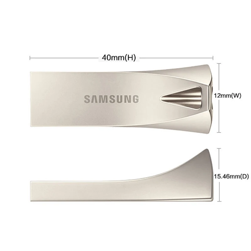Samsung-bar Plus Usb 3.1 Pen Drive Pen Drive de Metal Mini Memory Stick Memory Stick Dispositivo de Armazenamento Disco u 64gb 128gb 256gb - Imagem 2