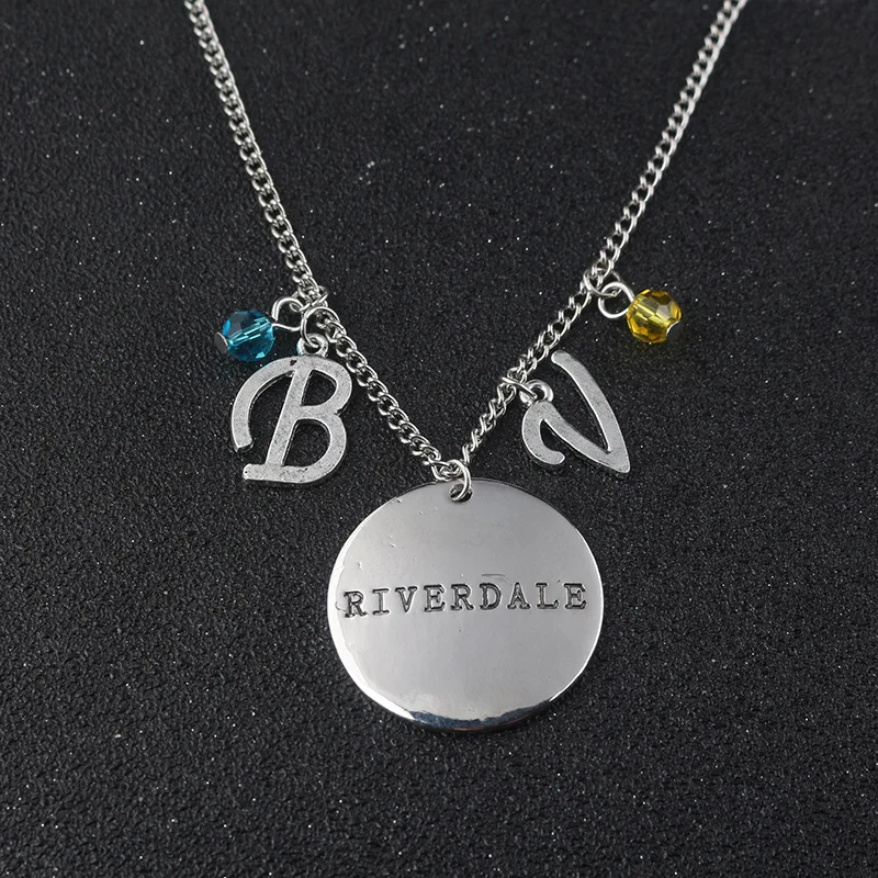 necklace American TV South Side Serpents Riverdale Southside Women Fashion Jacket South Side Mens Female Fans Casual Baseball Jacket - Цвет: necklace