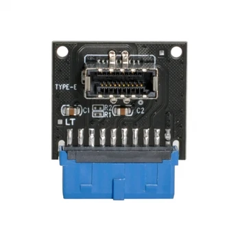

CYSM USB 3.1 Front Panel Socket Key-A Type-E to USB 3.0 20Pin Header Male Extension Adapter for Motherboard