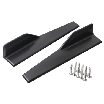 

2Pcs Universal 45cm Car Wide Body Side Skirts Splitters Kit Modified Sideskirts Rocker Anti-Scratch Winglet Wings Bumper