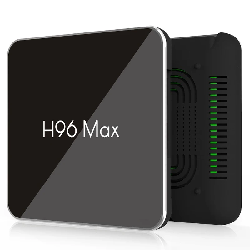 For 8.1 Tv Box H96 Max X2 Amlogic S905X2 Smart 4K Media Player 2.4G&5G Wifi Pk X96Max H96Max Set Top Box Youtube(Us Plug)4G64G