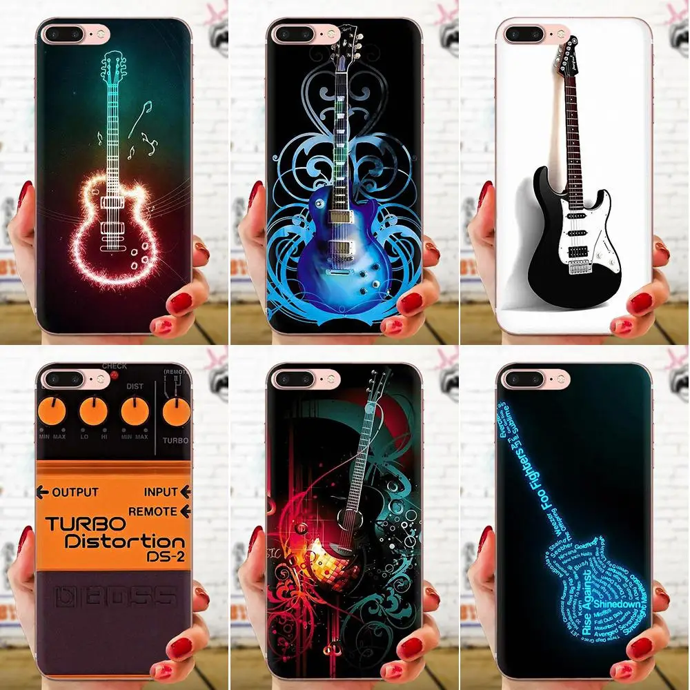 Гитара Blue Music Note электрический бас для Galaxy A10 A10S A20 A20S A20E A30 A30S A40 A40S A50 A50S S8 S9 S10 S20 Plus |