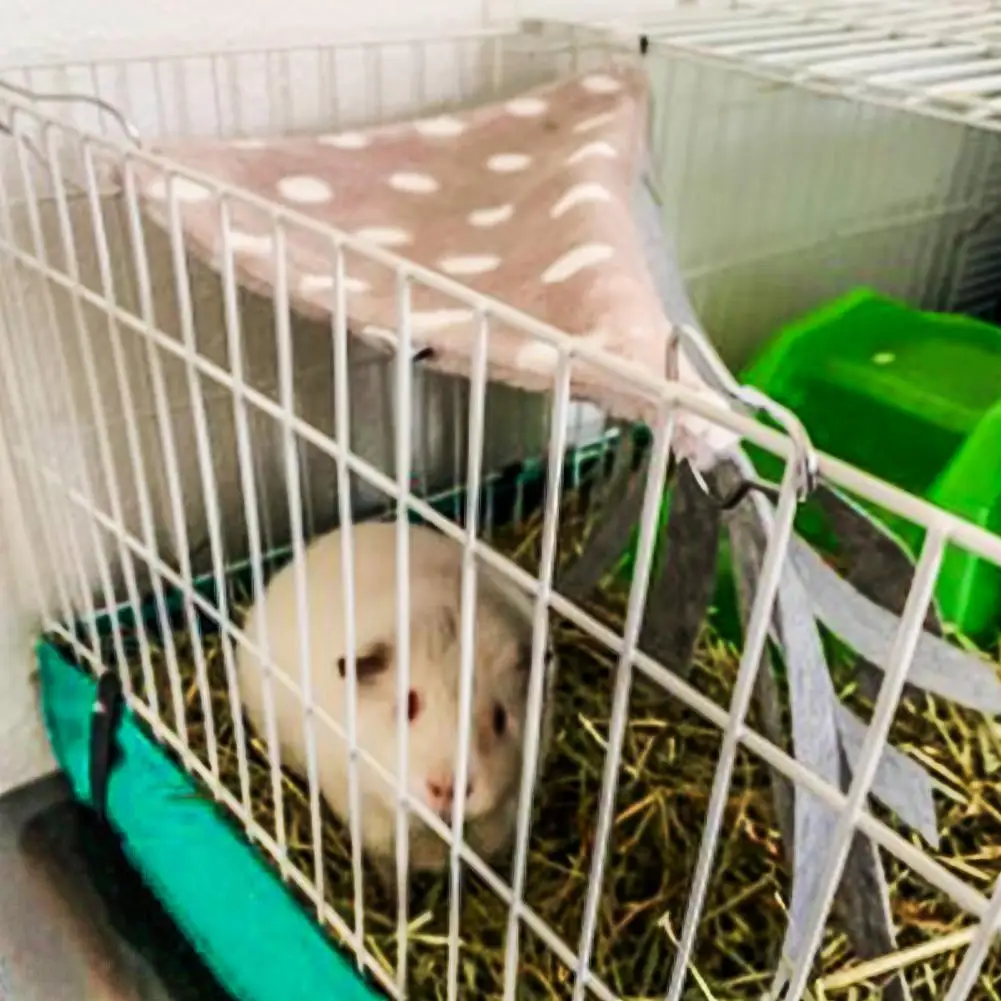 Durable Comfortable Hamster House Tassel Tent Hammock Corner Nest Accessories Pet Supplies For Hamster Rabbit pet house pet hammock