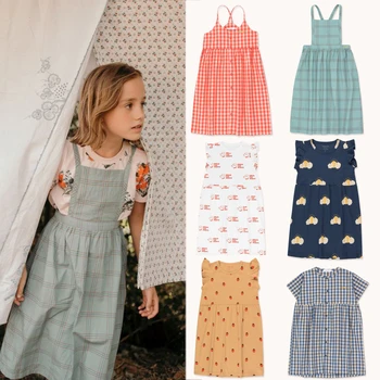 

Kids Dresses 2020 Brand New Spring Summer Gilrs Cute Print Dress Baby Child Fashion Princess Clothes Dress