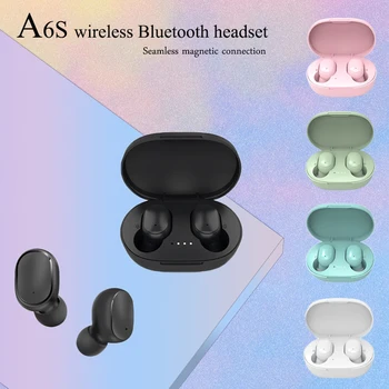 

A6S TWS Wireless Bluetooth Earphone Endurance waterproof Binaural HD call Sport waterproof For ios Android