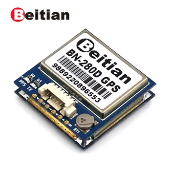 

BEITIAN TTL Level, GPS GLONASS Dual module GPS, GPS module with active antenna, 4M FLASH, BN-280D