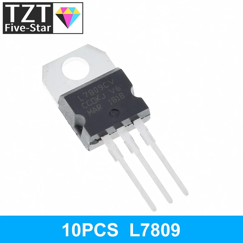 TZT 10PCS LM317T L7805 L7806 L7808 L7809 L7910 L7812 L7815 L7818 L7824 L7915 Spannungsregelungsmodul – Detail 7