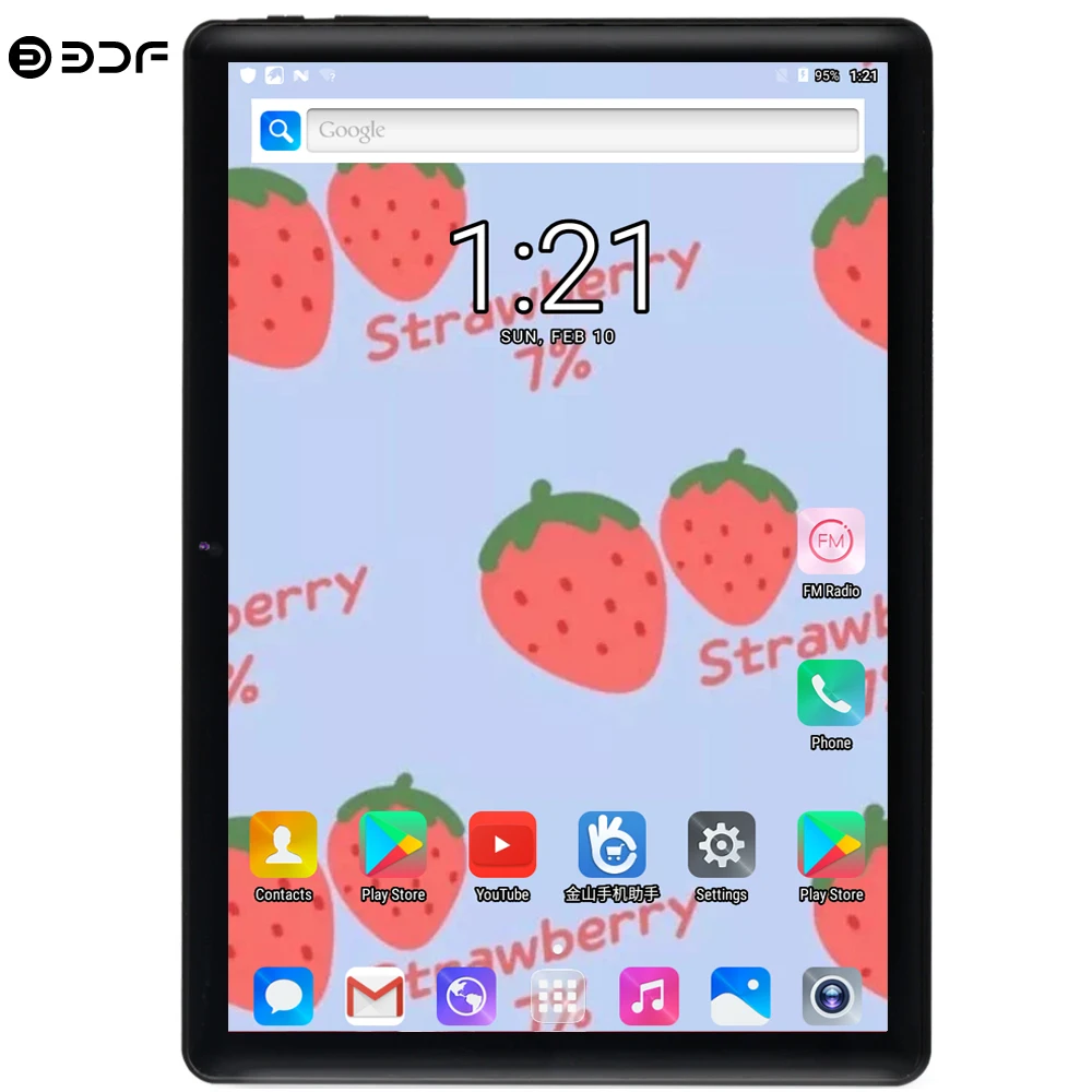 BDF 2021 новинка 10 дюймов Планшеты ПК 2 ГБ/32 Гб планшет Octa Core Android 9 0 Wi Fi Bluetooth Dual SIM карты