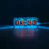 In12 glow clock DIY former Soviet Union electron tube clock gift colorful lamp desktop clock 6