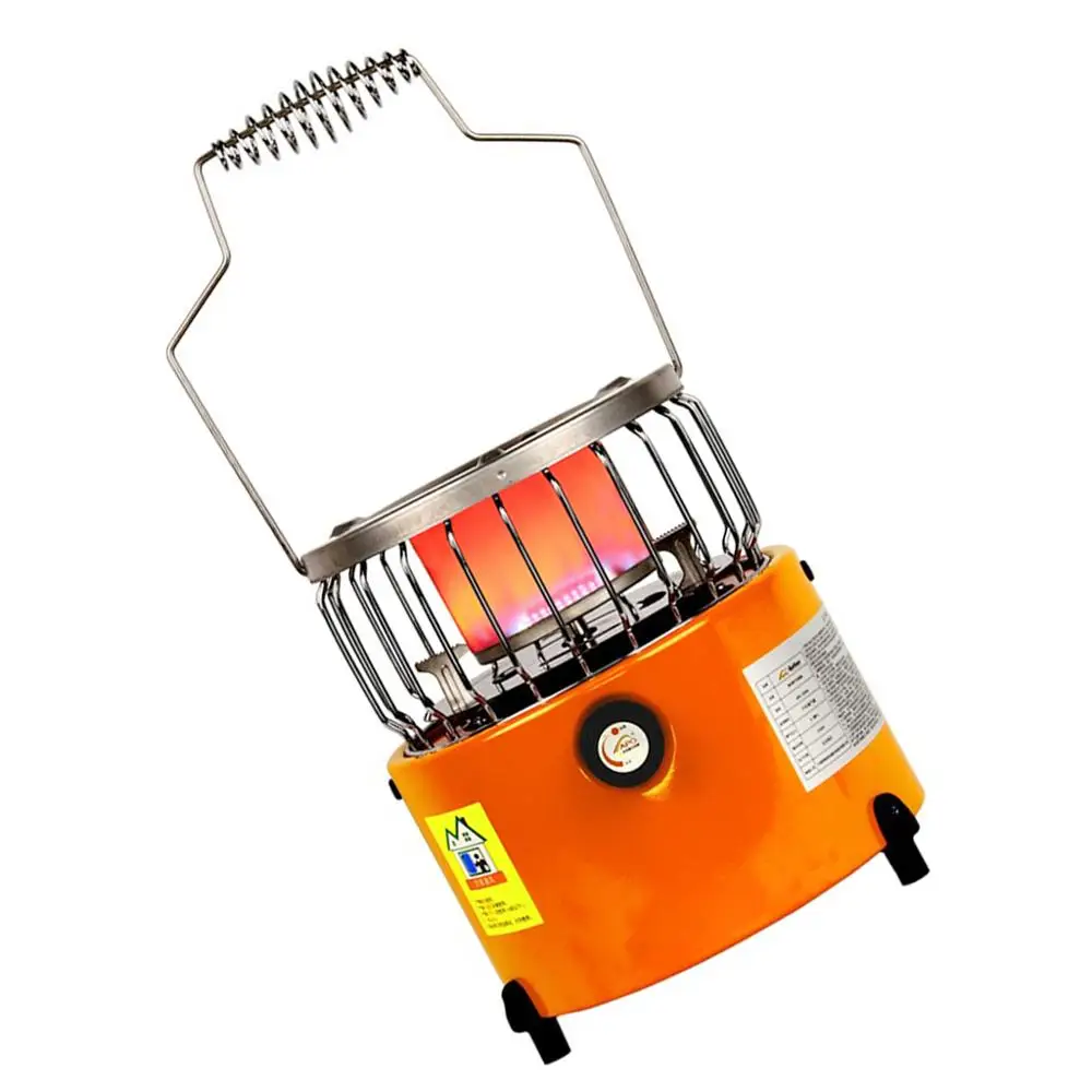 2 in 1 Gas Heater, Portable Camping Tent Heater Warmer Stove for Cold