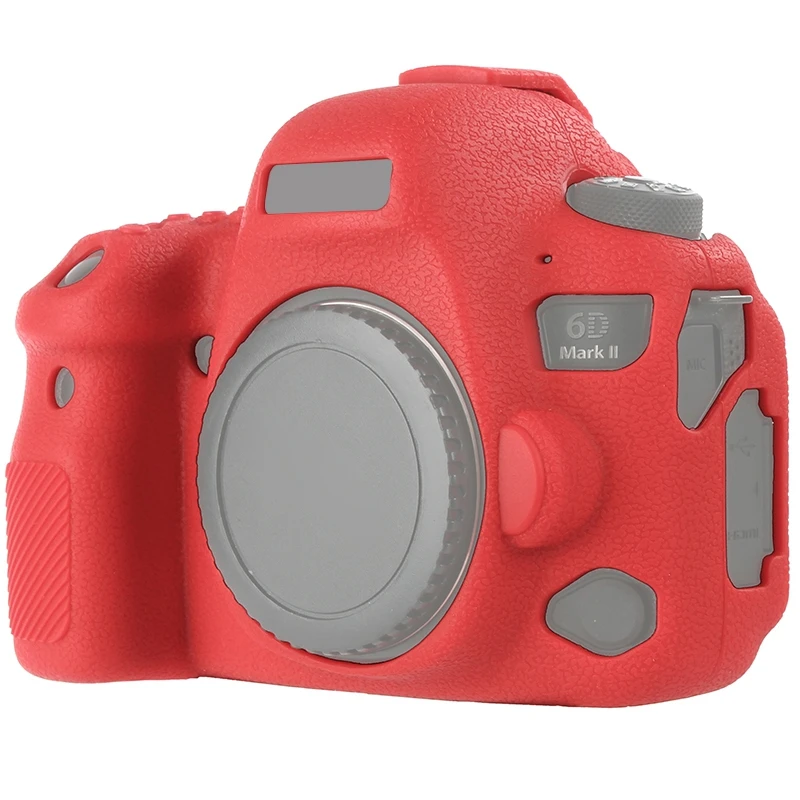 Мягкая оболочка из силиконового каучука чехол для камеры чехол для Canon 6D Mark II EOS 6D