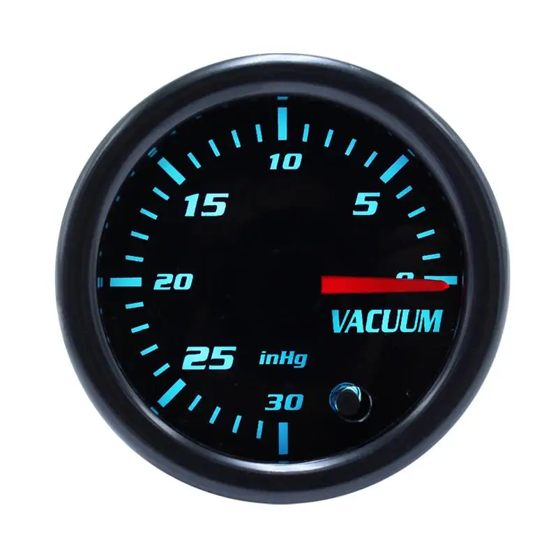 Vacuum Gauge Датчик температуры масла Авто 12 в 52 мм 7 цветов Универсальный Boost температура воды масла вольтметр давления воздуха топливное соотношение тахометр об/мин - Цвет: Vacuum Gauge