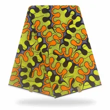 Африканская ткань с принтом воска Гана воск Анкара африканская Ткань 6 ярдов Хлопок Гана для свадьбы 92123