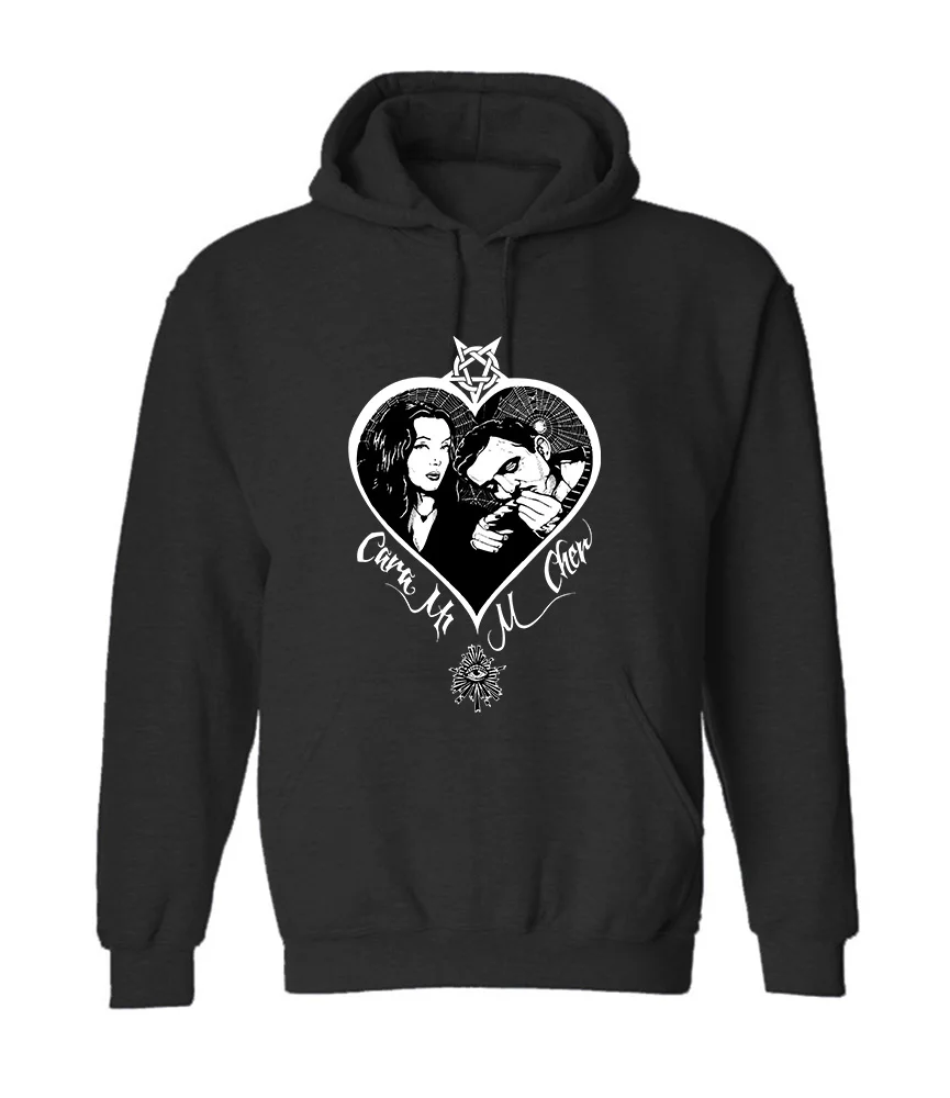 Morticia And Gomez Addams семейная толстовка с капюшоном для мужчин и женщин Trump sweat sporter Hoodie fear cosplay liverpool