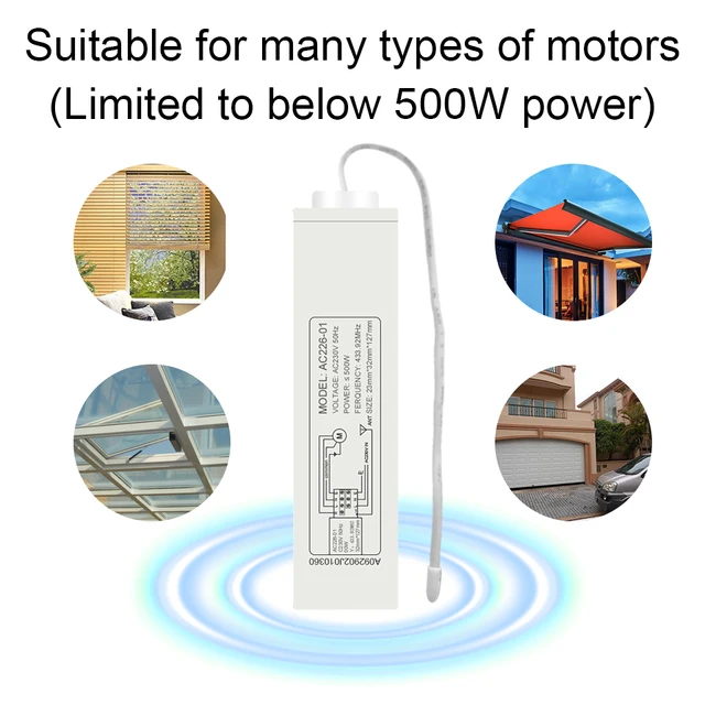 Universal 433mhz Wireless Wind Sun Rain Sensor For Awning And Shutter  Compatible With A-ok Tubular Motor Modified Smart Home - Automation Modules  - AliExpress