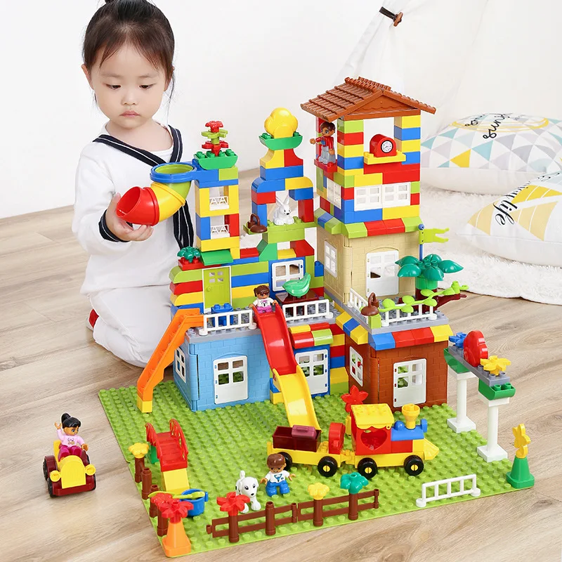 

CHILDREN'S Building Blocks Assembled Large Particles Boys GIRL'S Educational Toy CHILDREN'S DAY Children Section Gift
