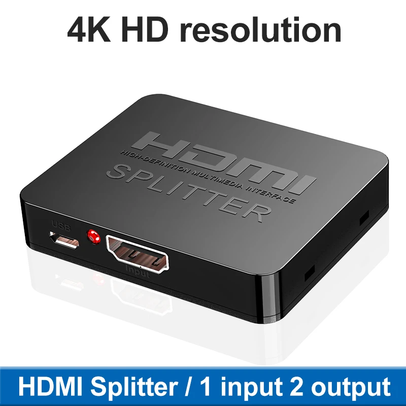 Мини разветвитель один два 4K видео экран Поддержка 3D|KVM-переключатели| |