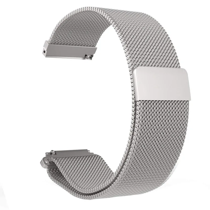 Сменный ремешок для samsung galaxy watch 46 мм из нержавеющей стали Миланская Магнитная застежка gear s3 frontier watch band