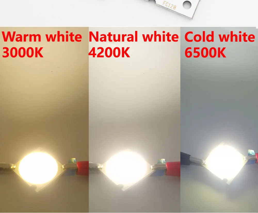 Description Picture 6 of item25x23mm 20mm Diameter LED COB Spotlight Light Source Cold Warm Nature White for Down Track Lamp 10W 20W 30W Diode LED