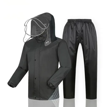 

Waterproof MenWomen Raincoat Split suit raincoat Fashion Sports Unisex Riding Motorcycle Rainwear Suit Adult Rainwear