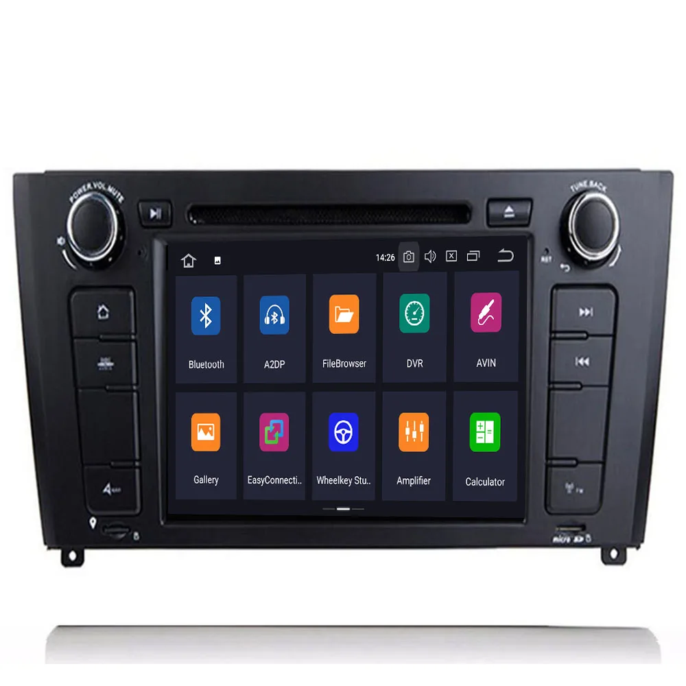 Best 7"2 Din Android 9.0 eight Core Car Radio GPS Navi Car DVD Player For BMW 1 Serie E81 E82 E87 E88 I20 2004-2011 Head Unit BT Wifi 1