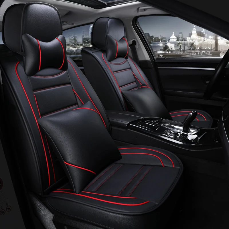 

Full Coverage Eco-leather auto seats covers PU Leather Car Seat Covers for Audi a1 a3 a4 audi a4 allroad quattro audi a5 tt a6l