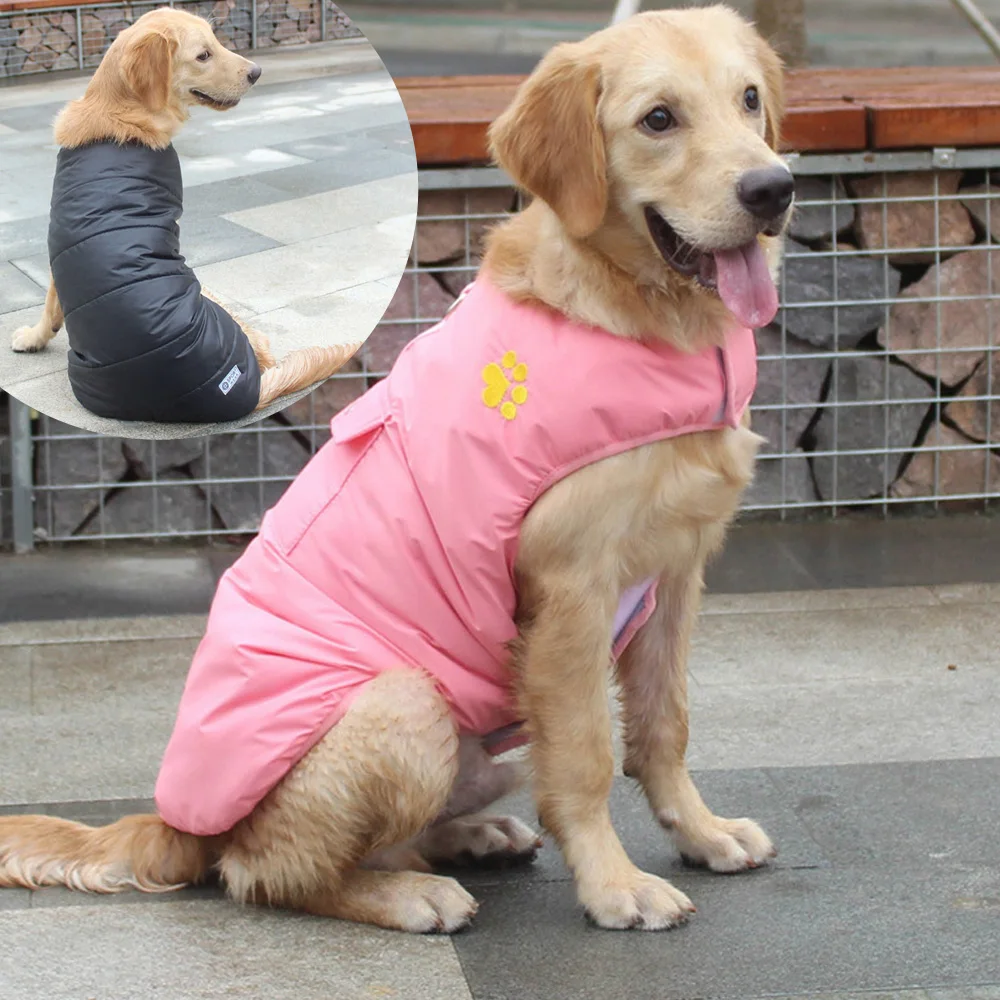 Одежда для собак чихуахуа йоркки маленький домашний щенок кошка одежда зимнее теплое пальто жилет для средних больших собак кошек Французский бульдог - Цвет: Розовый