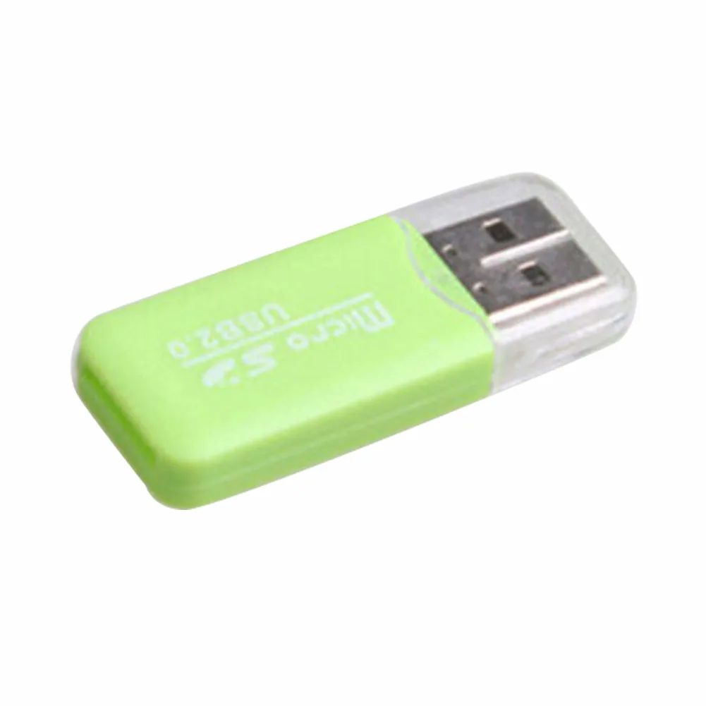 Мини высокое качество мини USB 2,0 кард-ридер для микро карты TF карта адаптер Plug and Play красочный выбор для планшетных ПК