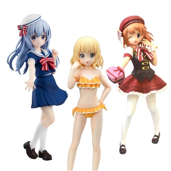 

Japanese original anime figure Is the order a rabbit Hoto Kokoa/Kafuu Chino action figure collectible model toys for boys
