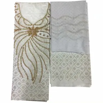 

Newcoming african lace fabric 5+2yards african bazin riche lace fabric with lots of beads and stones nice WHAOSE303