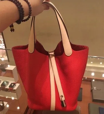 Новая мода, горячая распродажа, новая сумка-мешок, роскошная женская сумка через плечо, большой светильник для покупок, женские сумки, женская сумка, кошелек - Цвет: Арбузно-красный