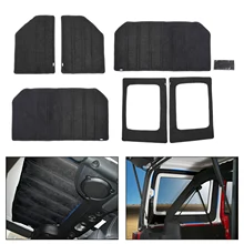 Areyourshop Hardtop хедлайнер крыша+ комплект изоляции заднего стекла для Jeep Wrangler JK 2012- стеклоизоляция автозапчасти