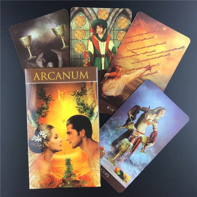 High quality Arcanum Tarot Cards Family Holiday Party Playing Cards Deck Tarot Card Board Games 1