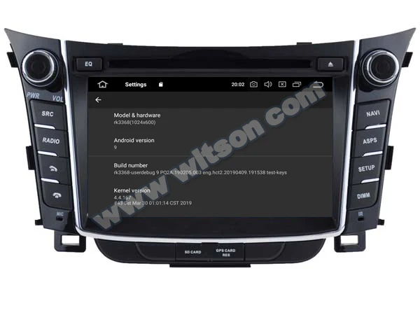 " Восьмиядерный Android 9,0 OS автомобильный DVD Мультимедиа Навигация gps радио для hyundai i30 2012- с 256 Гб внешний HDD Поддержка