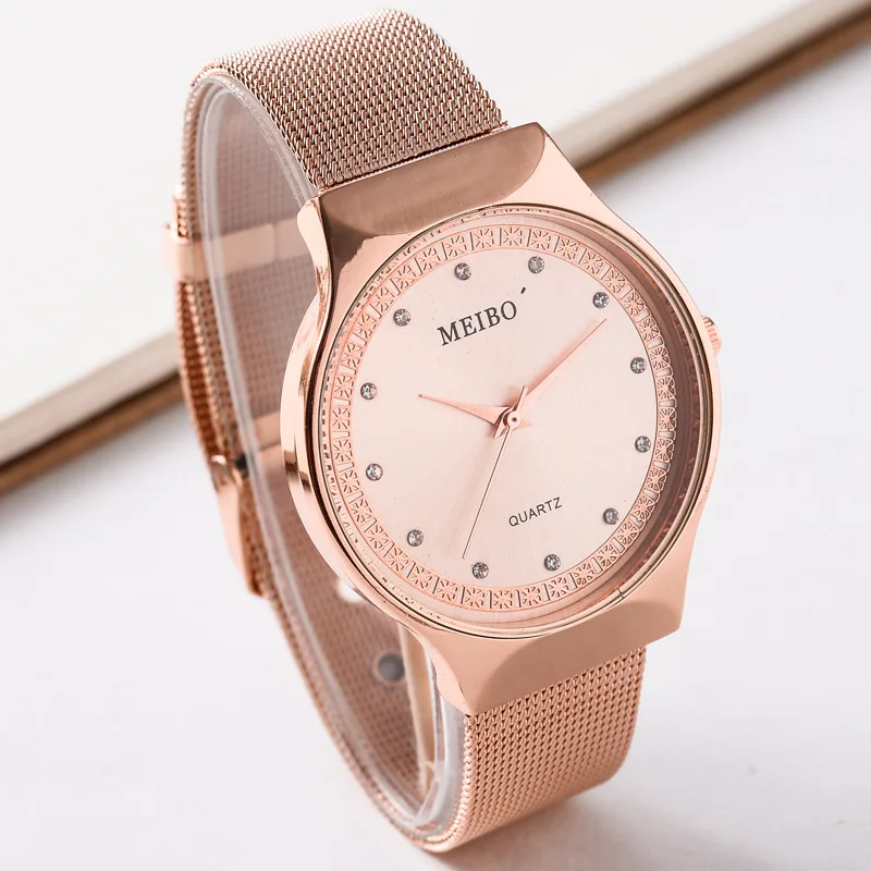 

Women's Quartz Watch Fashion Mesh Belt Watch Women's Eaby Hot Selling
