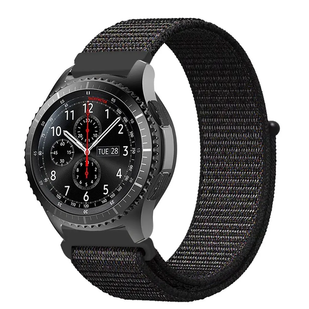 

Sport Replacement Watch Bands 22mm 20mm Classic Universal Breathable Nylon Watch Strap For Samsung Gear S3 S2 Adjustable Closure