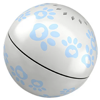 

Smart Interactive Cat Toys Ball, Rechargeable Shake Activated Automatic Ran Scrolling Electronic Cat Play, Built-In Spinning