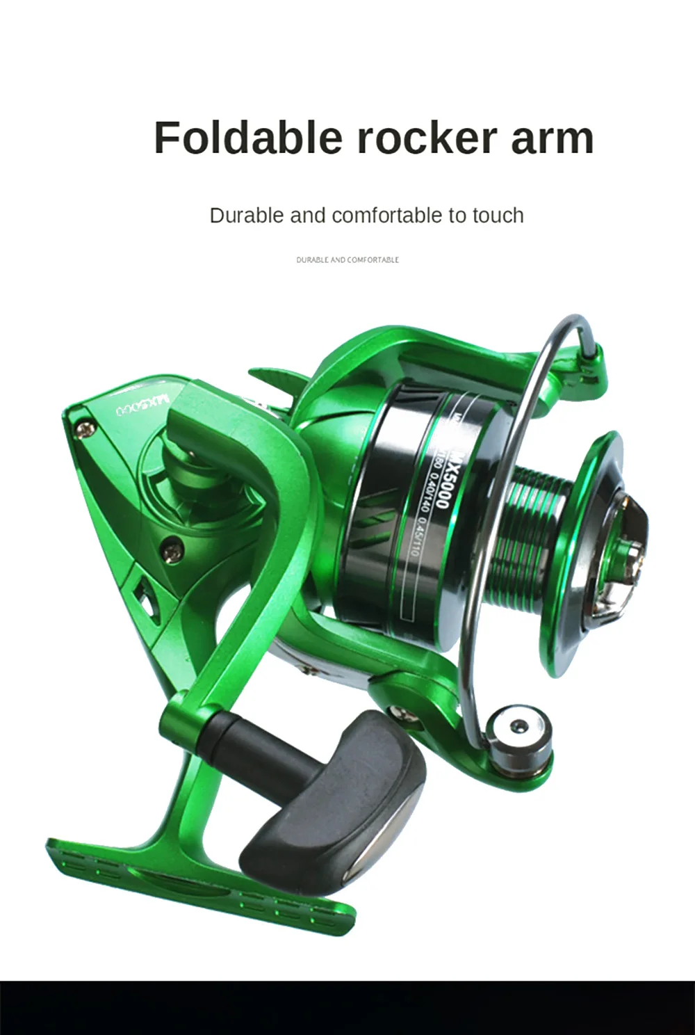 BAKAWA Fishing Reel Metal Spool 5.2:1 High Speed 8-12kg Max Drag 11BB Carp Spinning Wheel Saltwater Sea Line Tackle Pesca