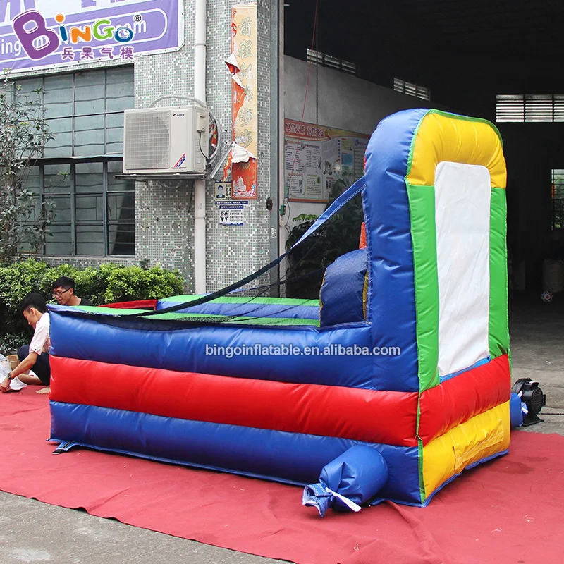EXQUISITE CRAFT 2.5x1.3x2m Inflatable Snowball Game Machine for Event or Shopsale / Inflatable Snowball Shooting Toys 4