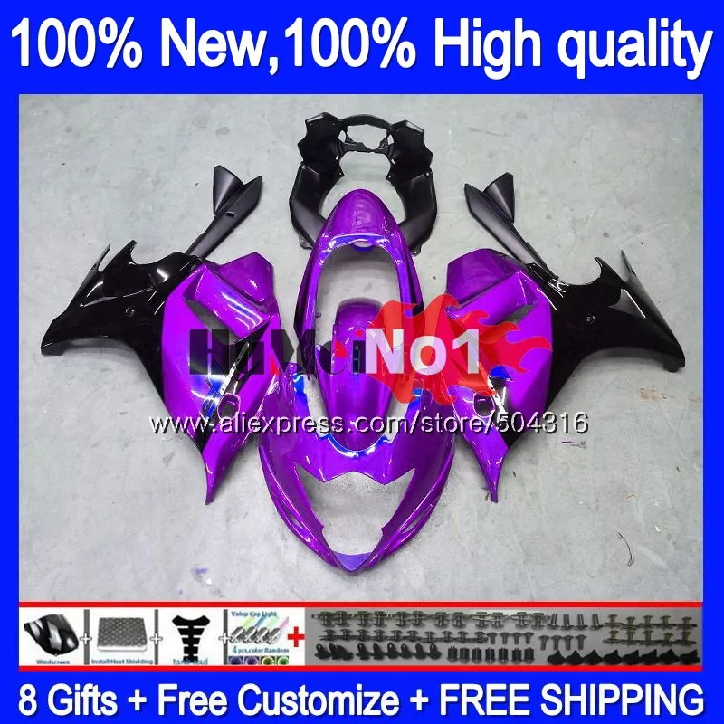 GSX 650F для SUZUKI GSXF 650 GSX650F 24MC. 54 GSXF650 2008 2009 2010 2011 2012 2013 08 09, 10, 11, 12, 13 лет, цвета: фиолетовый, черный обтекатели - Цвет: No. 1