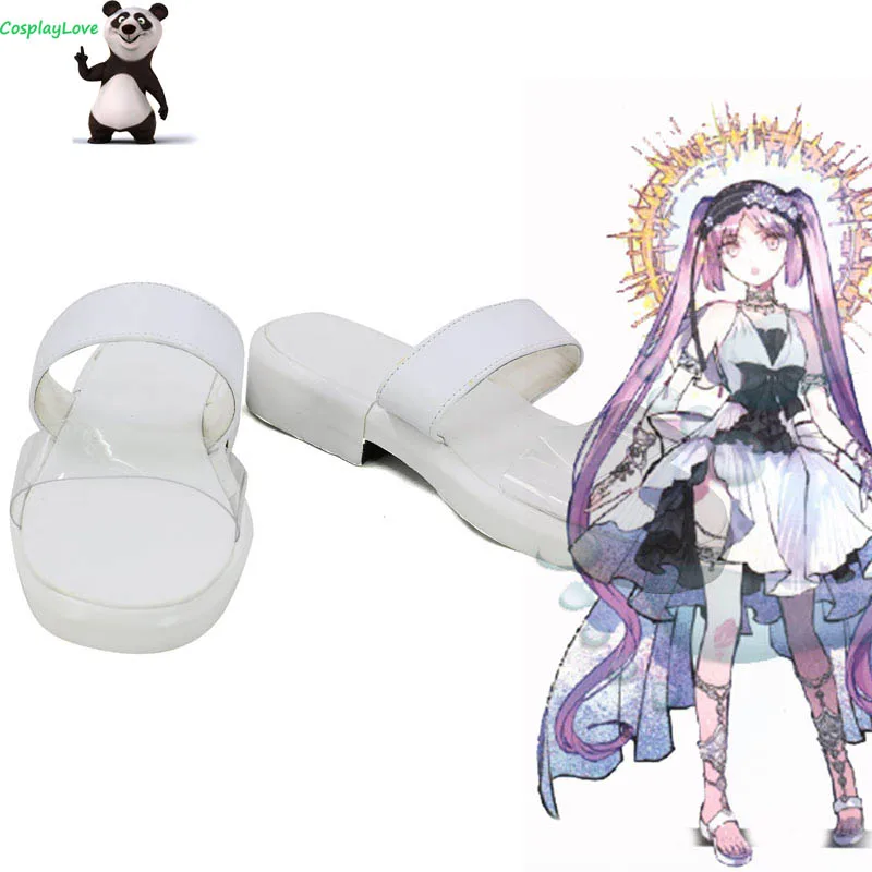 

FGO Fate Grand Order Archer Euryale White Shoes Cosplay Long Boots Custom Made